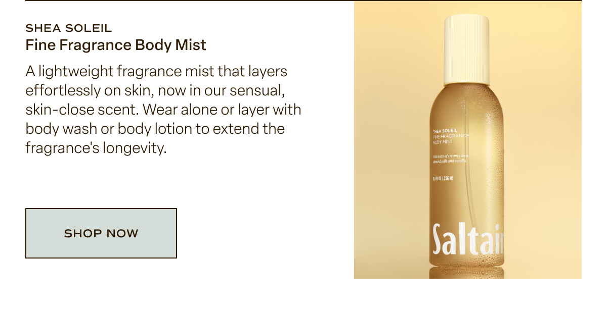 Shea Soleil Fine Fragrance Body Mist