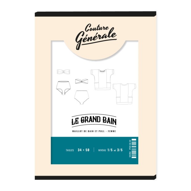 Patron Couture Générale Maillot de bain et Pull - Le Grand Bain