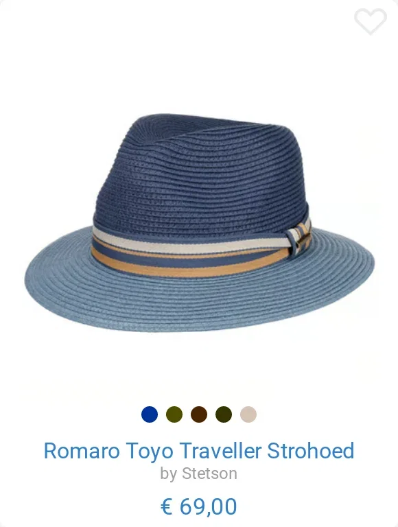 Romaro Toyo Traveller Strohoed by Stetson