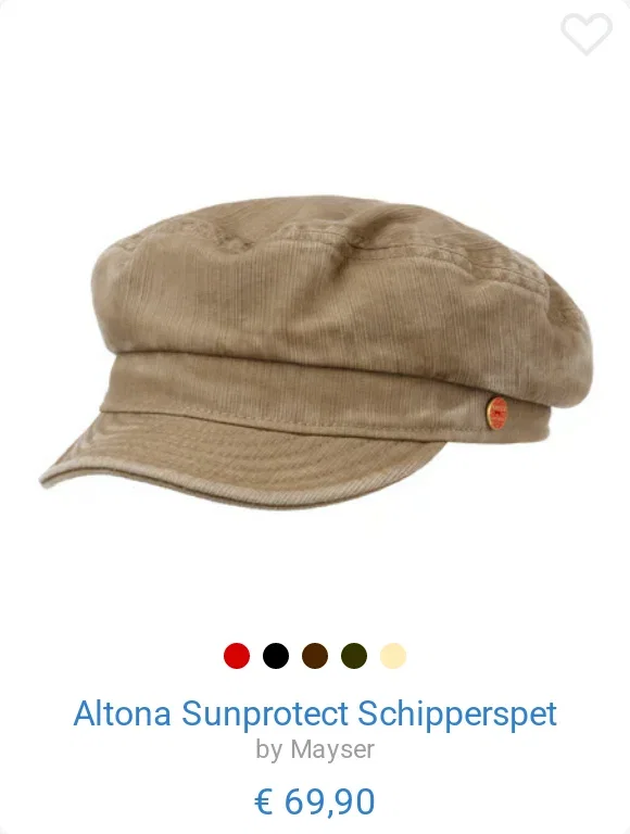 Altona Sunprotect Schipperspet by Mayser