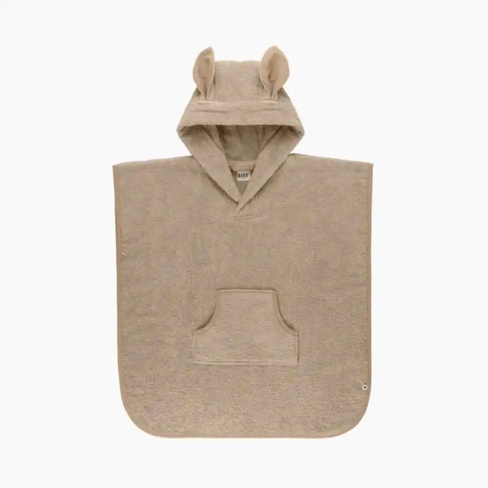 BIBS Organic Poncho Kids Towel 100% organic muslin cotton Gentle on baby's delicate skin Super absorbent Keep your toddler warm and snug after bath ti...