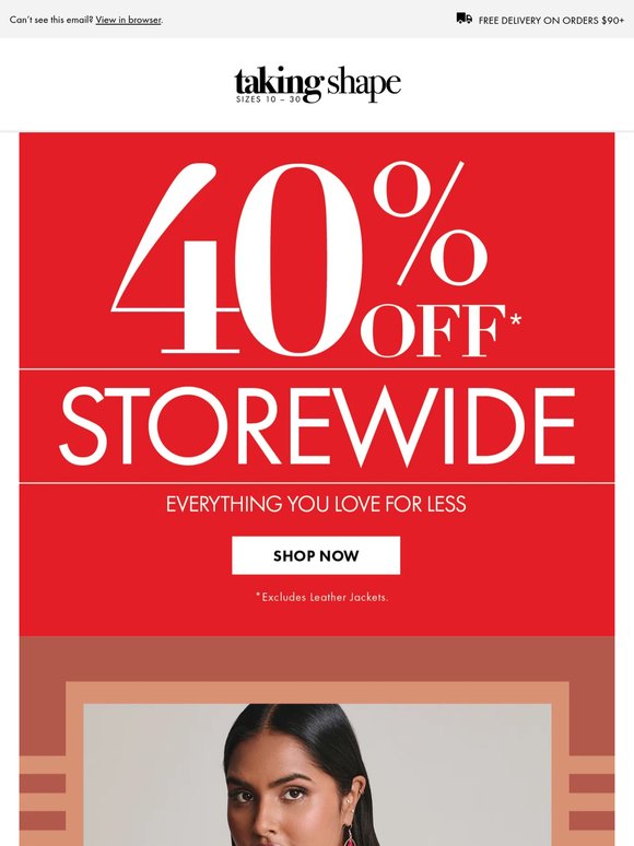 Warm Up Your Wardrobe with 40% off Storewide!