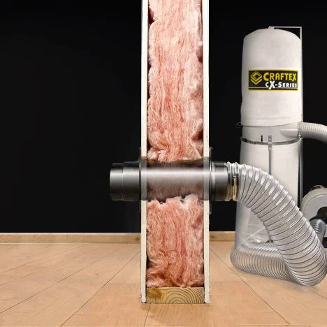 Image of 4" THRU THE WALL PORT KIT FOR DUST COLLE
