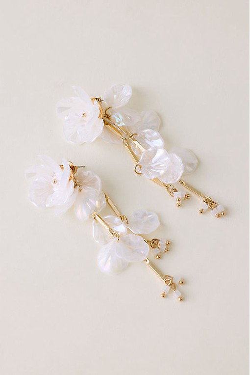Floral Drop Earrings