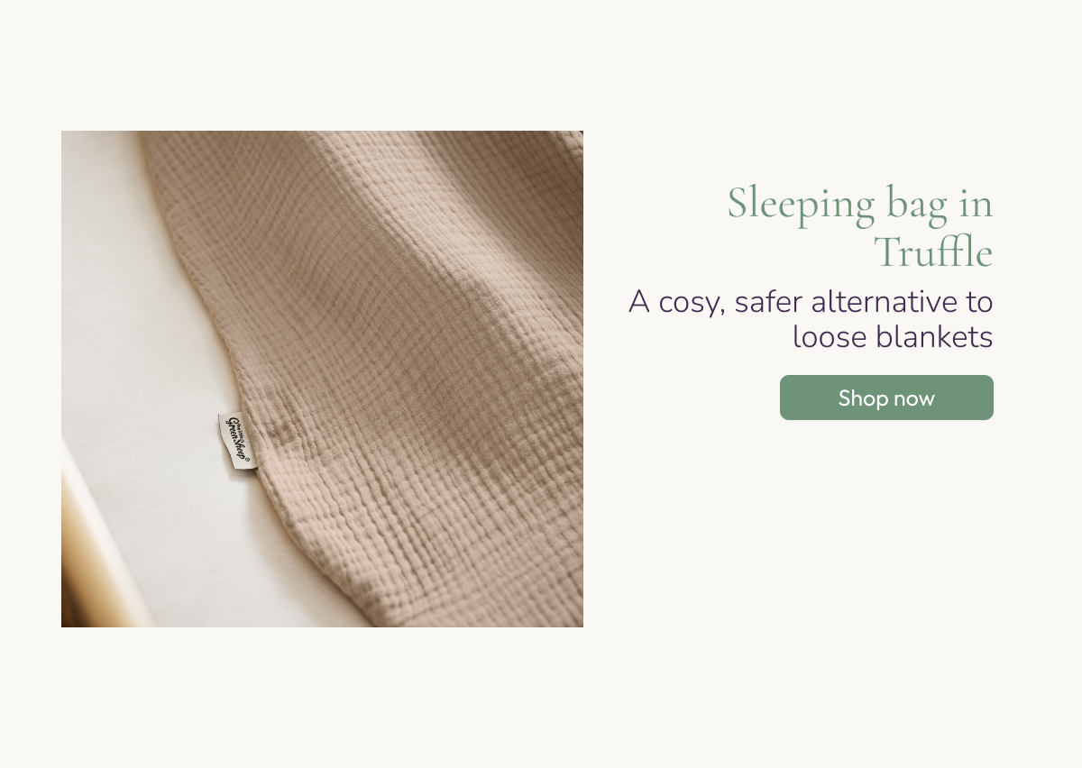 a cosy, safer alternative to loose blankets sleeping bag in truffle shop now
