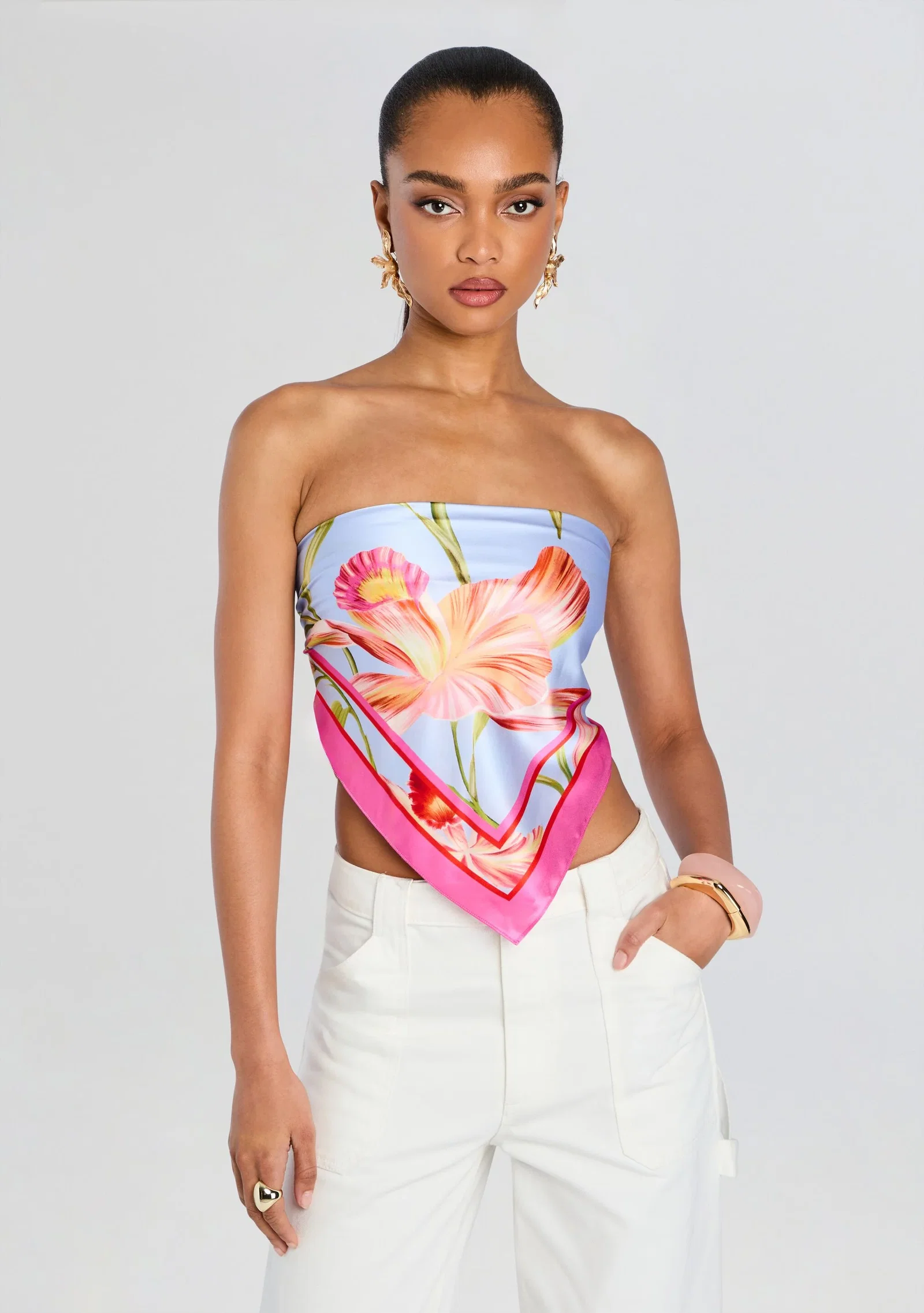 Image of Alivia Silk Top