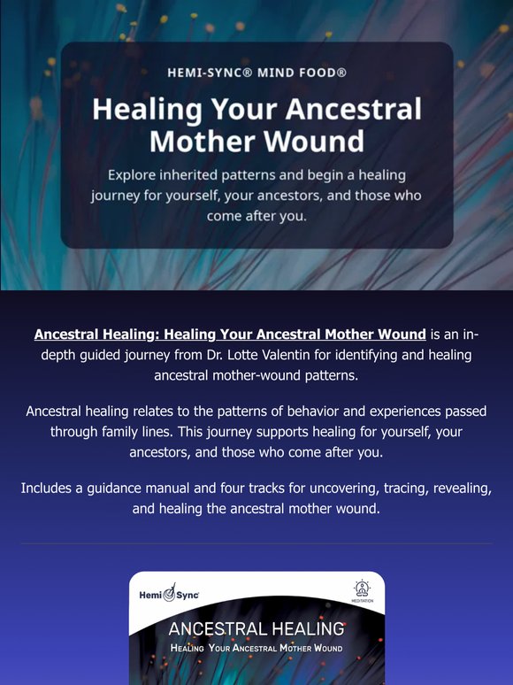 Healing the Ancestral Mother Wound