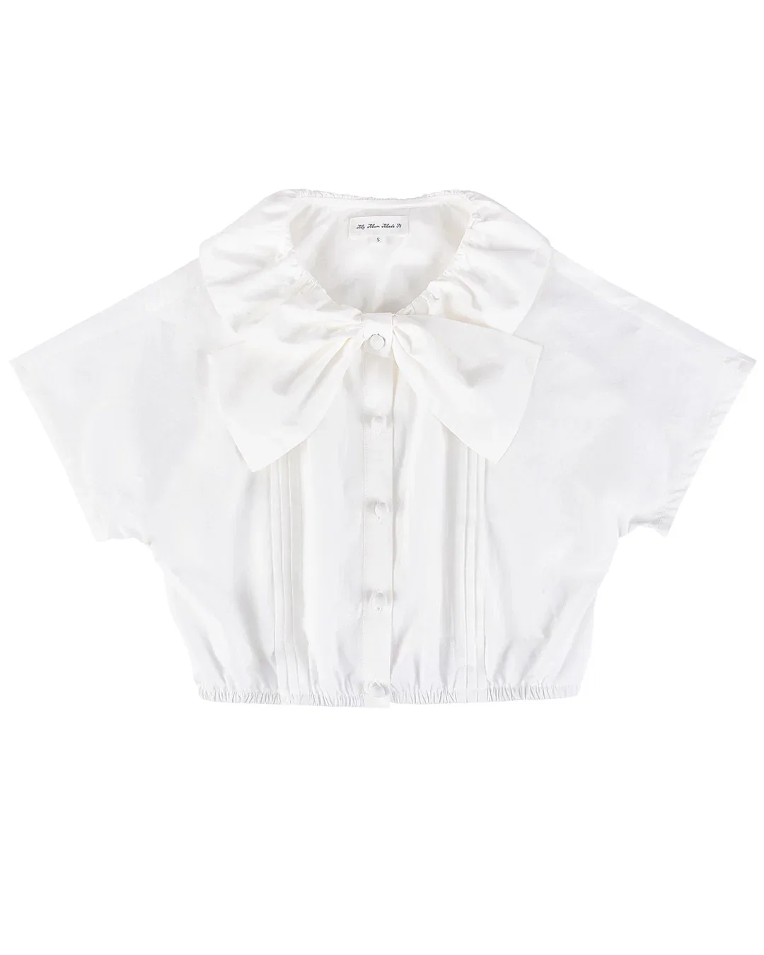 Image of Sail Collar Top - White
