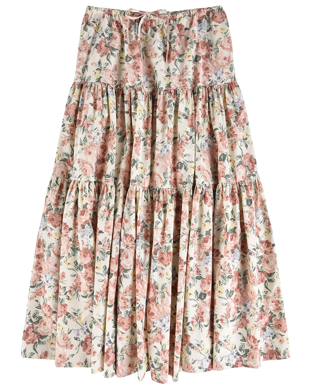 Image of Layered Maxi Skirt - Secret Garden