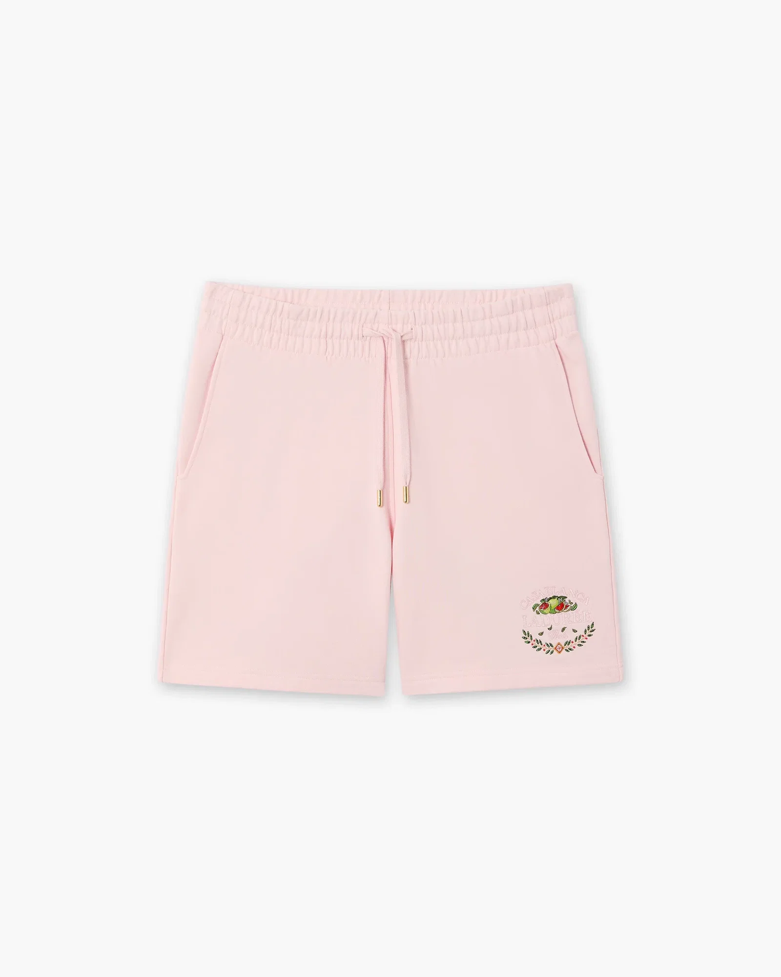 Image of Pink Laduree x Casablanca Embroidered Shorts