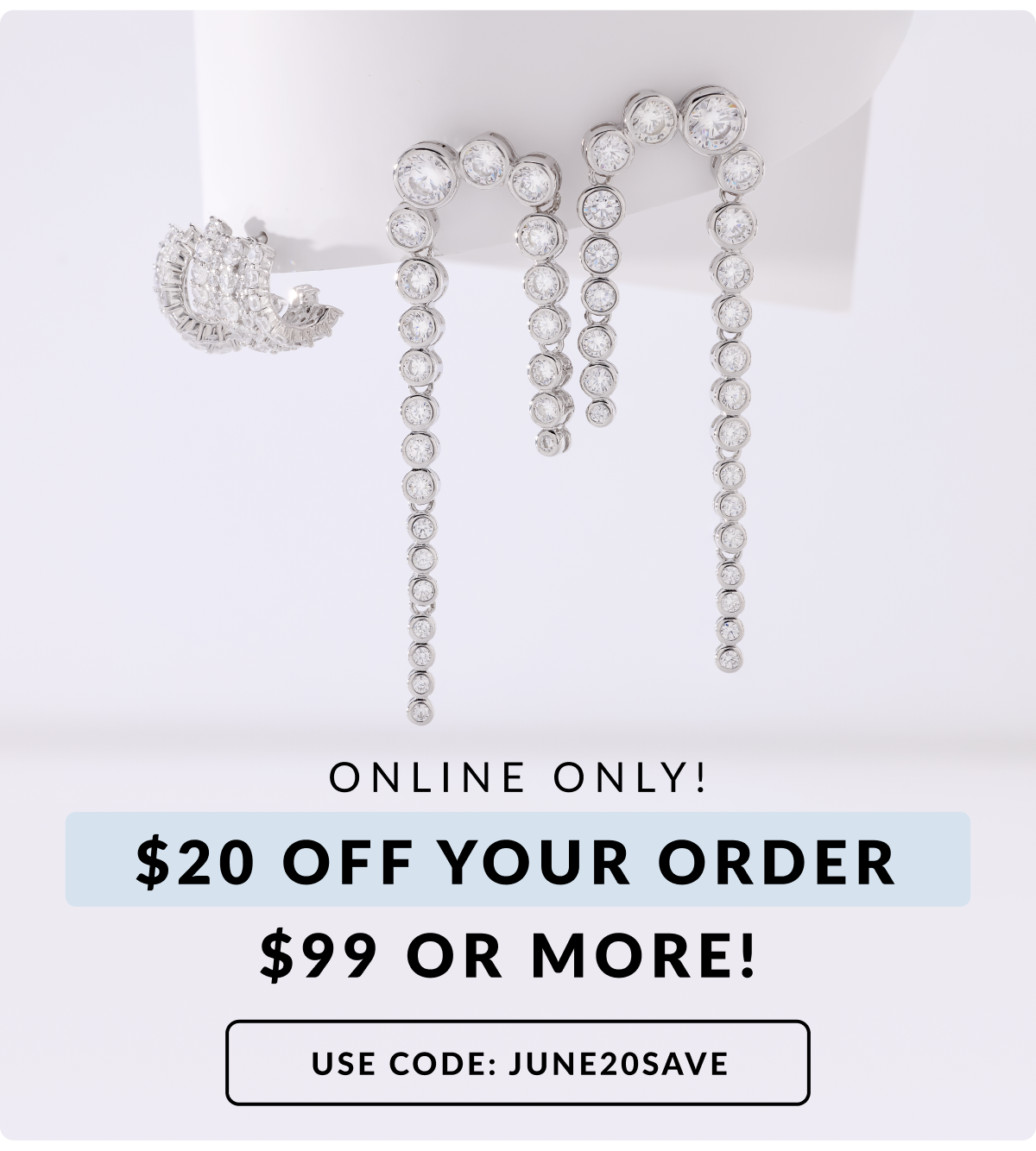 Online Only! $20 off your order $99 or more! Use code: JUNE20SAVE at checkout.