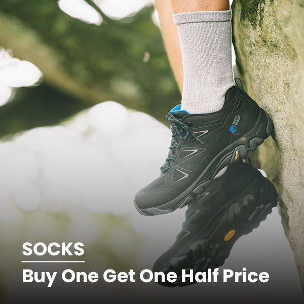 Socks: Buy One Get One Half Price