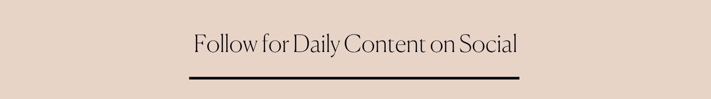 Follow for Daily Content on Social