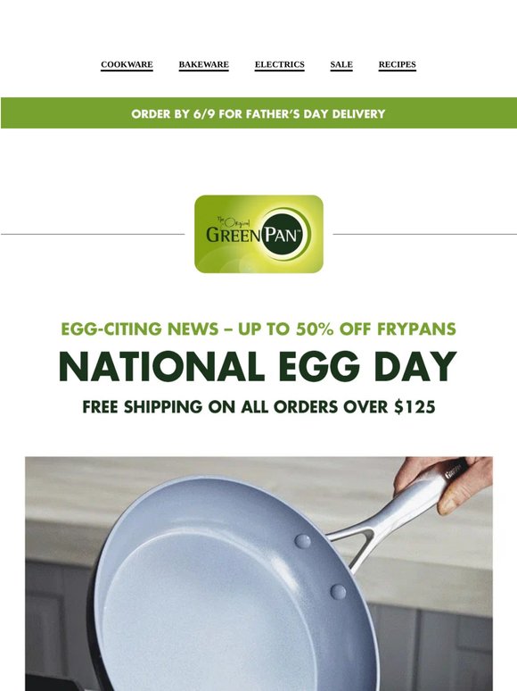 Scramble Over Here 🍳 Frypans Up to 50% Off!