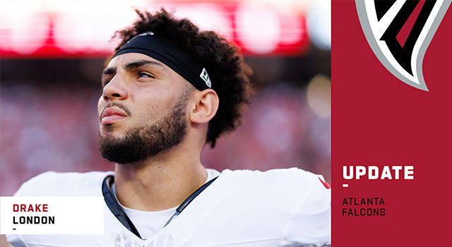 Falcons, Drake London agree to terms on four-year, $141 million extension