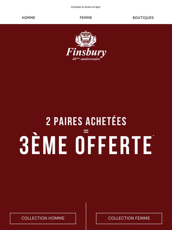 On vous offre une paire