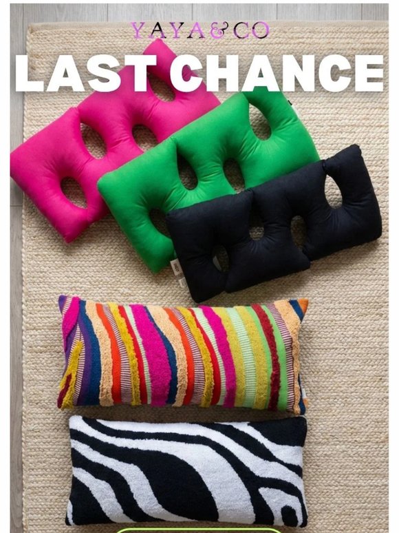 Last chance to get your hands on these small batch hand-made items.