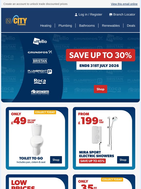 Fresh bathroom deals 👀