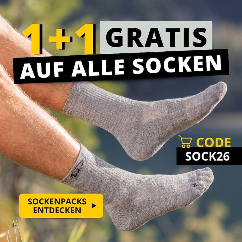 1+1 Gratis Socken zu jeder Bestellung