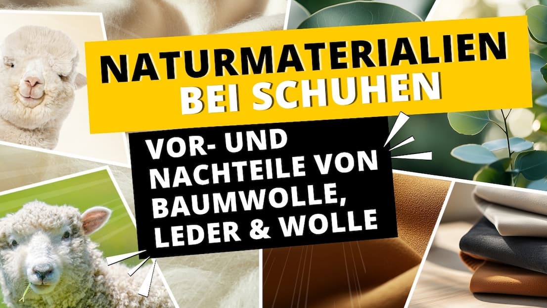 YouTube: Naturmaterialien in Schuhen🌿 Vor- und Nachteile von Baumwolle, Leder & Wolle
