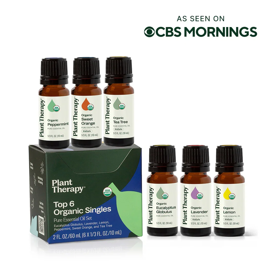 Image of Top 6 Organic Singles Essential Oil Set