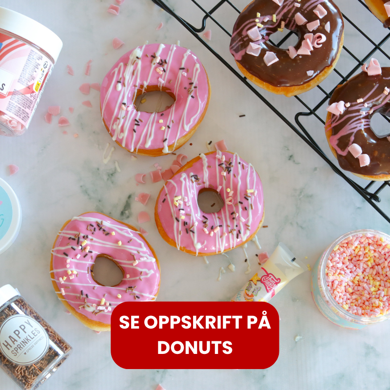 se oppskrift på donuts