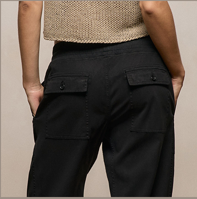 WOMEN'S MIXED MEDIA PANT