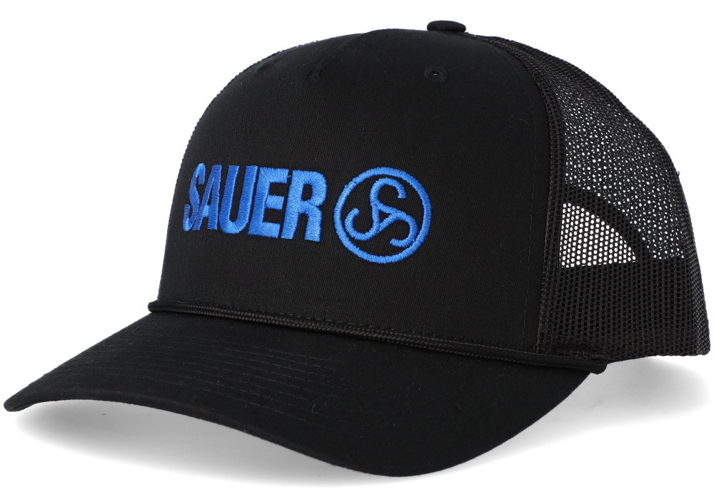 Image of SAUER LOGO SNAPBACK HAT - BLACK