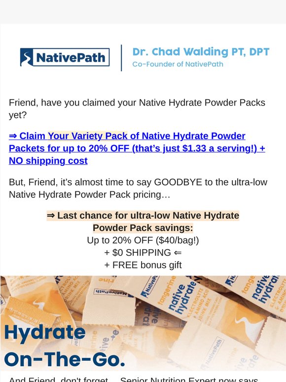 Have you claimed your Hydrate Savings?🌱🌷🌼🐝