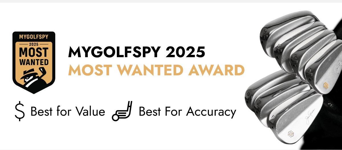 MYGOLFSPY 2025 MOST WANTED AWARD