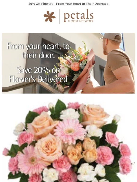 From Your Heart to Their Doorstep 💐 20% Off!