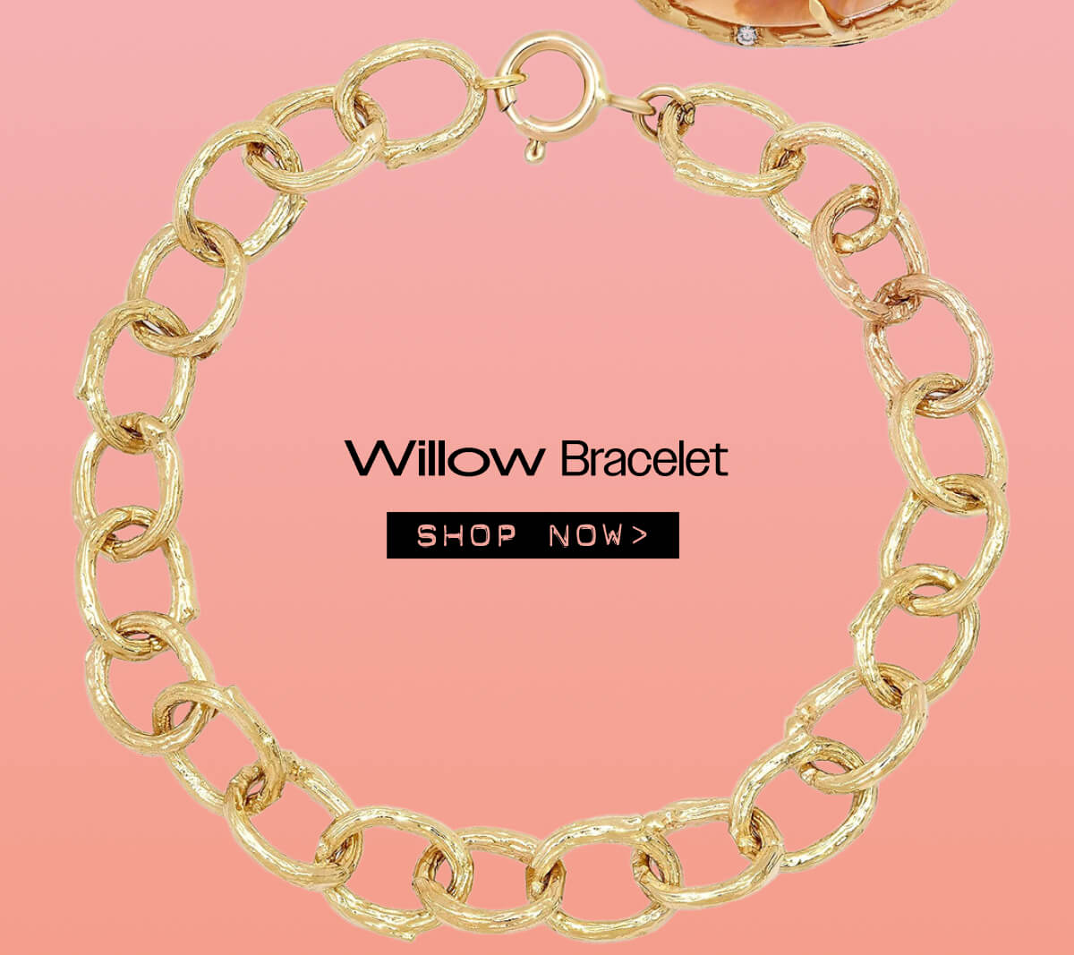 Willow Yellow Gold Bracelet - Shop Now