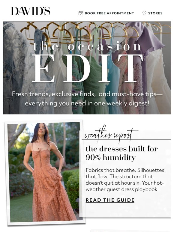 The guest dresses that won't betray you in 90% humidity