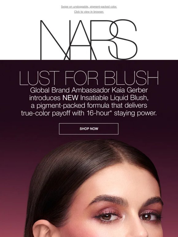 NEW Insatiable Liquid Blush. Impossible to resist.