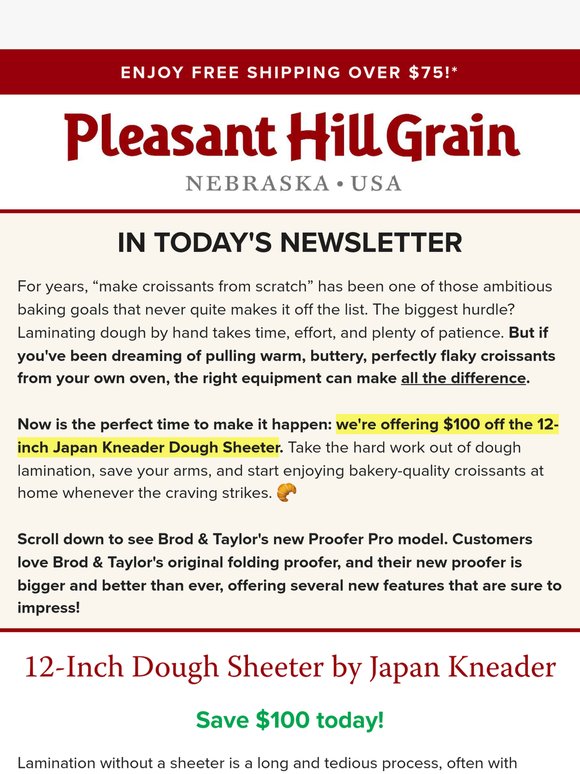 Save Big on Japan Kneader Sheeter! — PHG News
