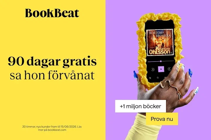 Prova BookBeat gratis i 90 dagar