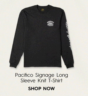 Pacifico Signage Long Sleeve Knit T-Shirt