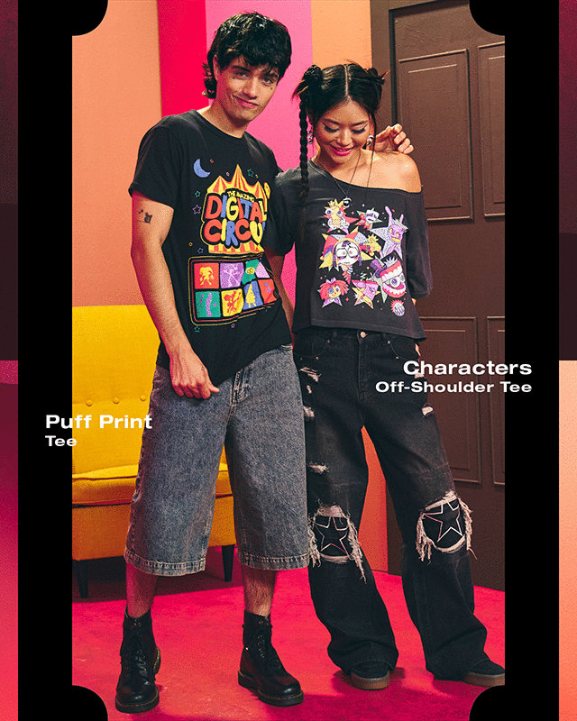 HT and The Amazing Digital Circus. Shop Now
