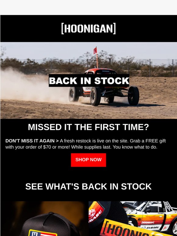 FRESH RESTOCK JUST HIT!