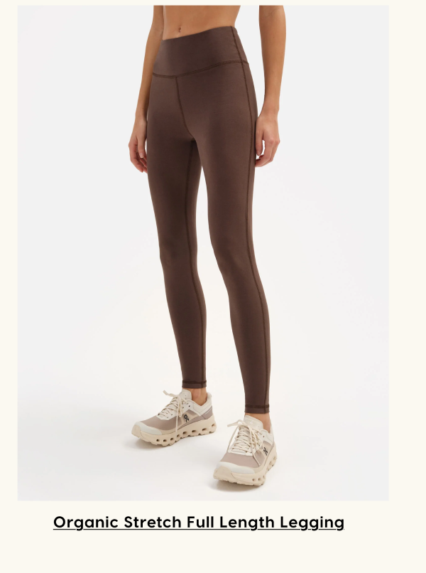 Organic Stretch Full Length Legging
