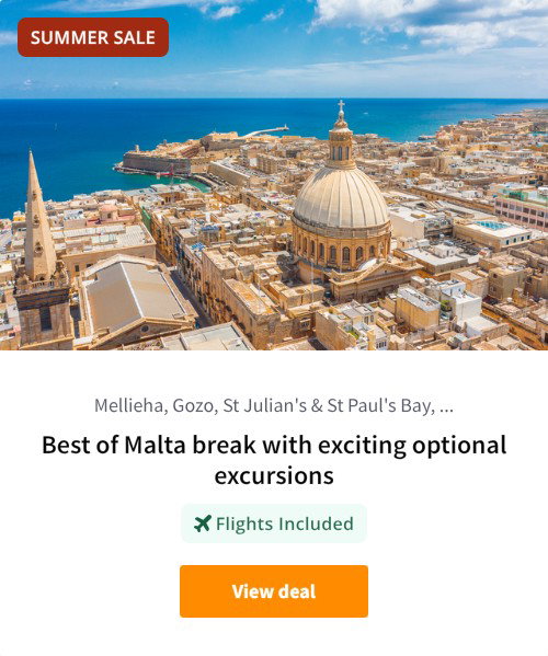 Best of Malta break with exciting optional excursions