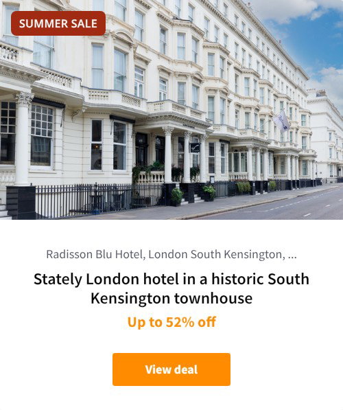 Stately London hotel in a historic South Kensington townhouse