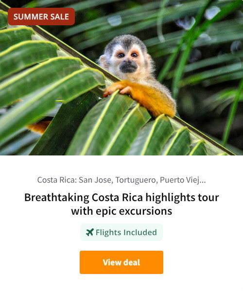 Breathtaking Costa Rica highlights tour with epic excursions