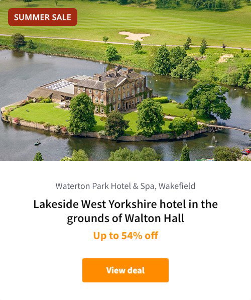 Lakeside West Yorkshire hotel in the grounds of Walton Hall