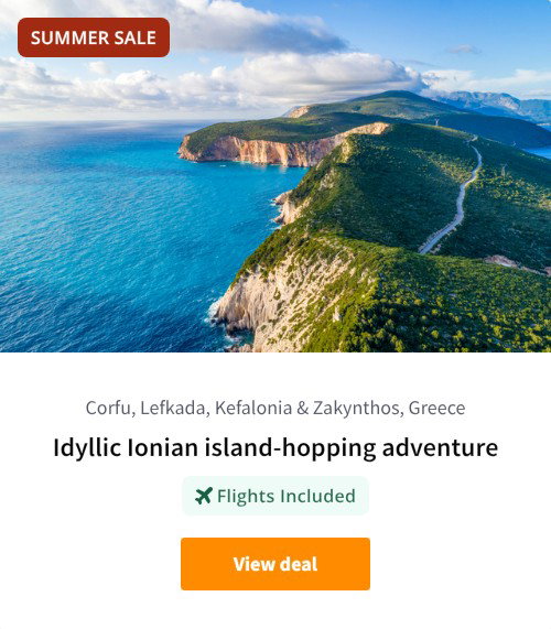 Idyllic Ionian island-hopping adventure