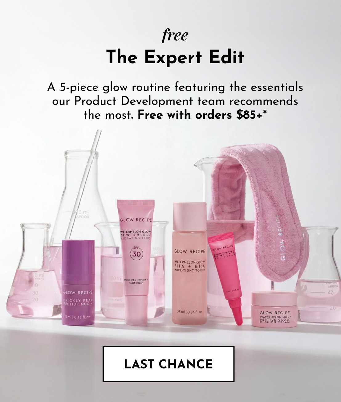 free 6-piece routine with orders $85+