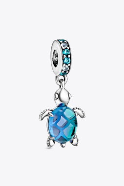 Murano Glass Sea Turtle Dangle Charm