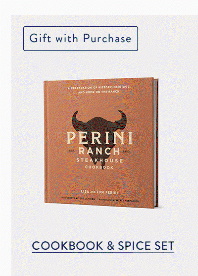 Perini Ranch Steakhouse Cookbook & Spice Set