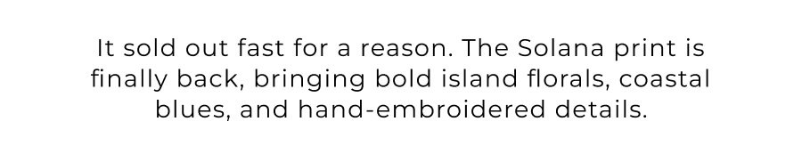 Your favorite island florals