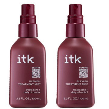 2-Pack ITK Blemish Treatment Mist, 3.3 oz